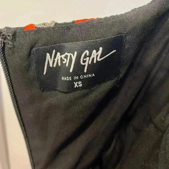 Nasty Gal Midi Dress Sz XS - Picture 3 of 4
